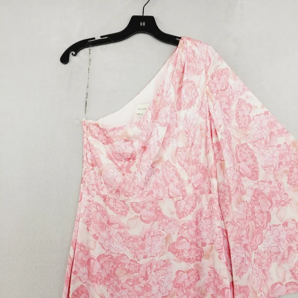 Sachin + Babi Pink Floral One-Shoulder Maxi Dress - Picture 5 of 10